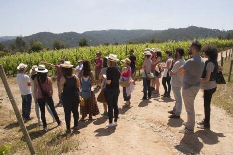 Visita a Can Calopa amb tast de vins periurbans