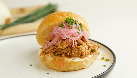 Pulled pork eco & kimchee